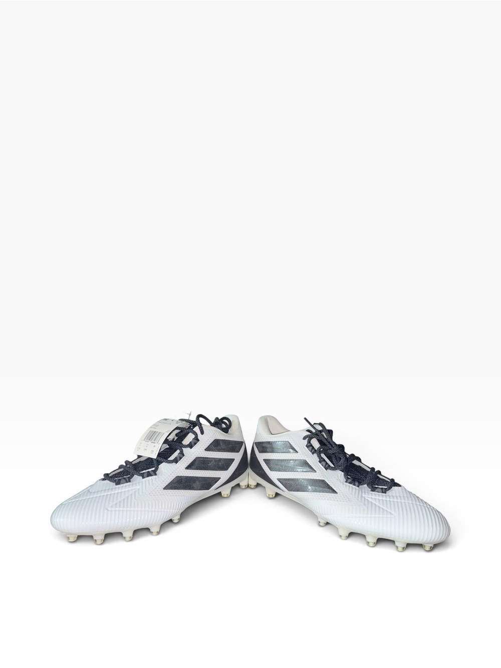 White and Black Men's Football Cleats